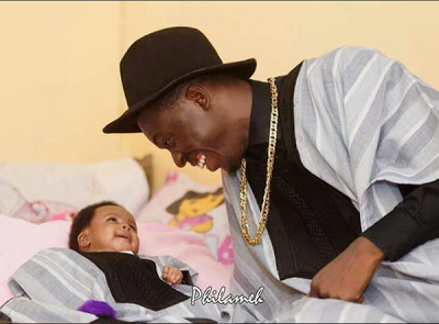 Akpororo and daughter