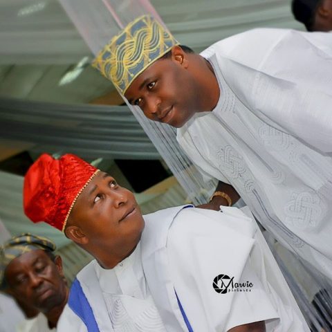 Actors, Femi Adebayo and dad, Adebayo Salami