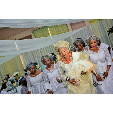 Bride and friends