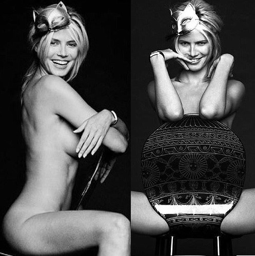 Heidi klum nude photo book