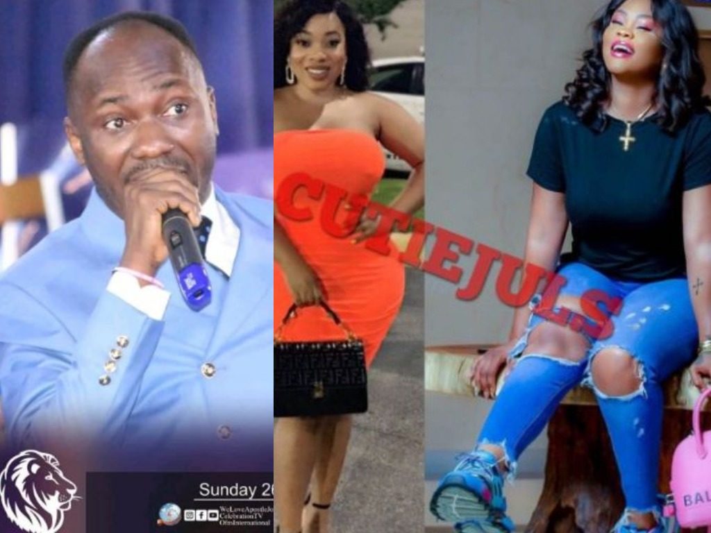 Blogger claims Apostle Suleman is having sex with Moesha Boduong and Daniella Okeke
