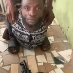 Notorious armed robber terrorising residents nabbed in Port Harcourt (video)